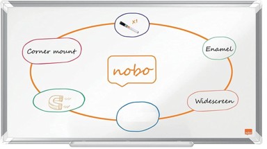 NOBO Magnetna ploča Premium Plus, 106 x 188 cm, 85", enamel